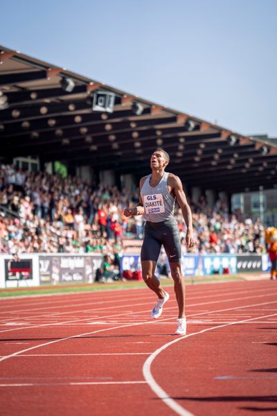 Malik Diakite (Hannover 96) ueber 1500m am 08.05.2022 beim Stadtwerke Ratingen Mehrkampf-Meeting 2022 in Ratingen